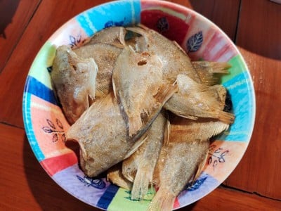 ปลากระดี่ทอด
