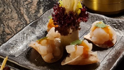 Miso Chips With Scallop