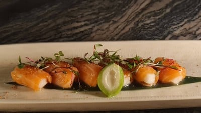 Salmon Nashi Pear