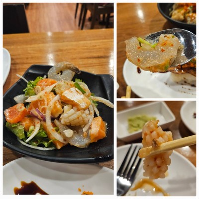 ยำปลาดิบรวม