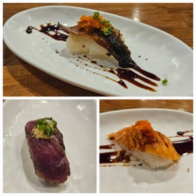 ซูชิปลาแซลม่อนเบิร์น