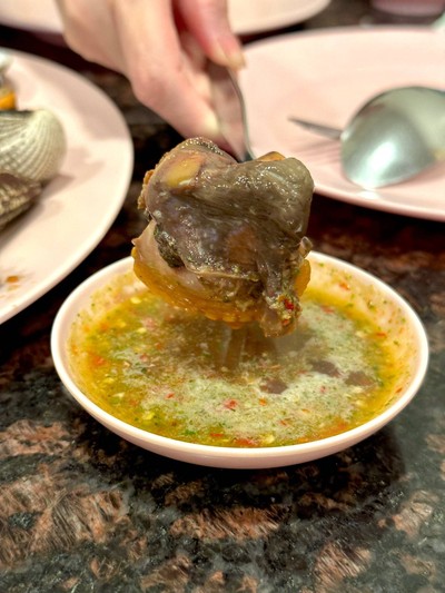 หอยแครงลวก