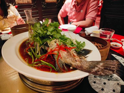 ปลานึ่งซีอิ๊ว