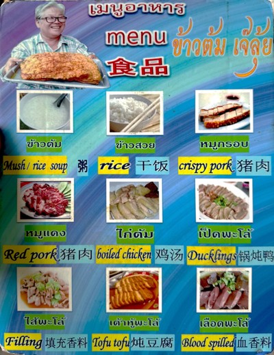 ป้ายราคาหรือสมุดเมนู