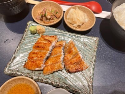 เซ็ตปลาไหลอุนางิย่างซอสชิระยากิครึ่งตัว