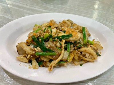 หมึกผัดไข่เค็ม