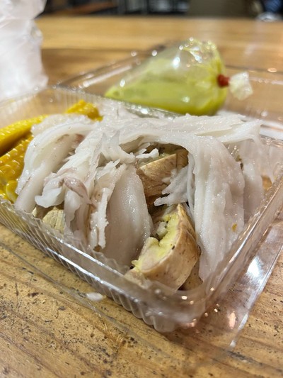 กล้วยปิ้งข้าวโพดต้มมะพร้าวอ่อน