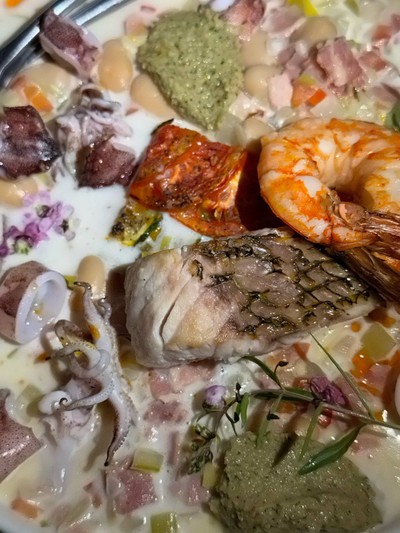 Barracuda / Ratatouille / Bean Stew