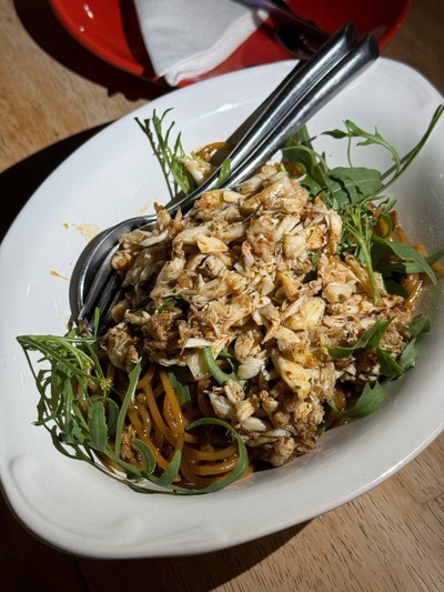 crab spaghetti