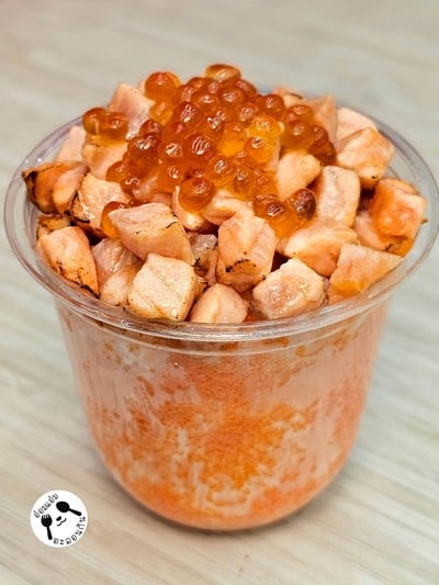 No.9 Salmon X Ikura Size L (ขนาด 12 ออนส์)