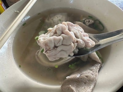 เกาเหลาเครื่องใน + สมองหมู