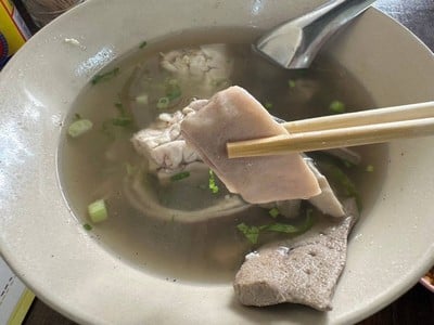 เกาเหลาเครื่องใน + สมองหมู