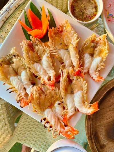 เมนูของร้าน BlueFin Beach Bar & Restaurant