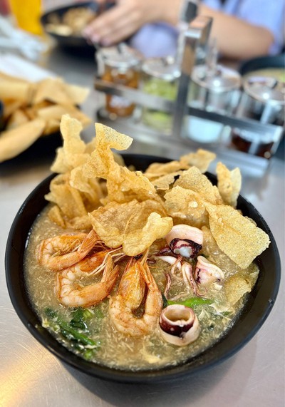 🍜 เส้นกรอบราดหน้าทะเล. (ราคา 110 บาท.)
