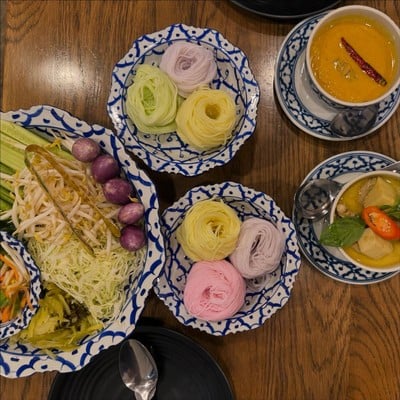 เมนูของร้าน ขนมจีนเจ๊แดง บางสะพาน สาขาบรมฯ34
