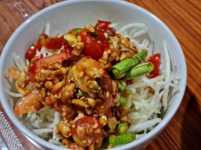 ตำไทยไข่เค็ม