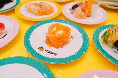Genki Sushi ซูชิสายพานเสิร์ฟด้วยรถไฟความเร็วสูงส่งถึงโต๊ะ!!