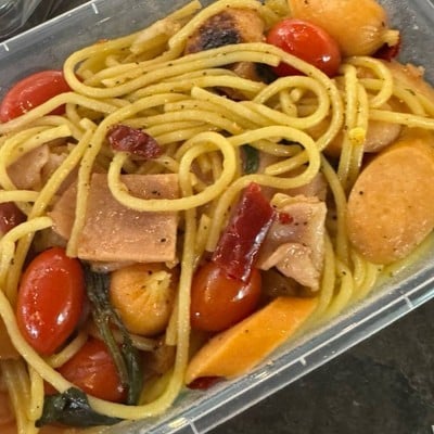 พริกแห้งเบคอน