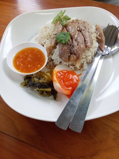 ข้าวขาหมูเนื้อล้วน ธรรมดา