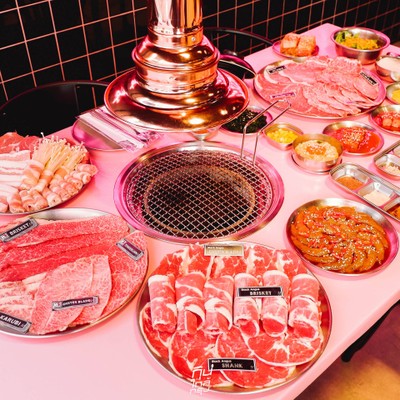 Mannaja Charcoal Grilled Houseบุฟเฟ่ต์ปิ้งย่างเกาหลีพรีเมียม