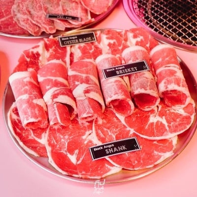 Mannaja Charcoal Grilled Houseบุฟเฟ่ต์ปิ้งย่างเกาหลีพรีเมียม