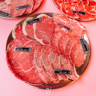 Mannaja Charcoal Grilled Houseบุฟเฟ่ต์ปิ้งย่างเกาหลีพรีเมียม