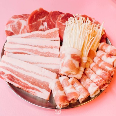 Mannaja Charcoal Grilled Houseบุฟเฟ่ต์ปิ้งย่างเกาหลีพรีเมียม