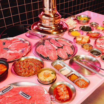 Mannaja Charcoal Grilled Houseบุฟเฟ่ต์ปิ้งย่างเกาหลีพรีเมียม