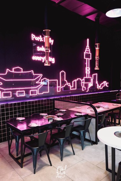 Mannaja Charcoal Grilled Houseบุฟเฟ่ต์ปิ้งย่างเกาหลีพรีเมียม