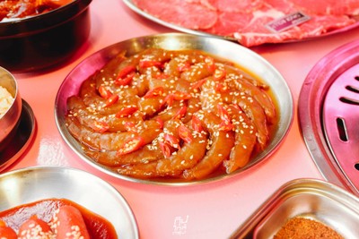 Mannaja Charcoal Grilled Houseบุฟเฟ่ต์ปิ้งย่างเกาหลีพรีเมียม