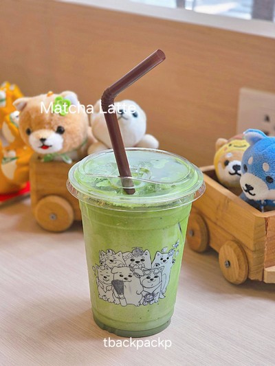 มัทฉะลาเต้ (เย็น)