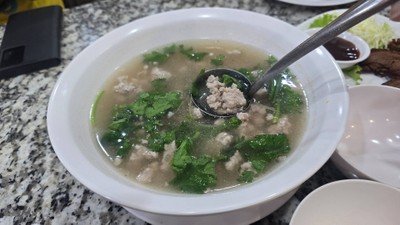 หมูสับต้มบ๊วย