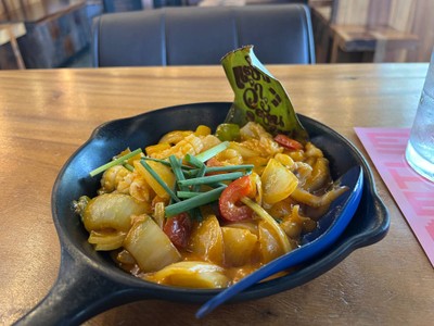 หมึกผัดไข่เค็ม