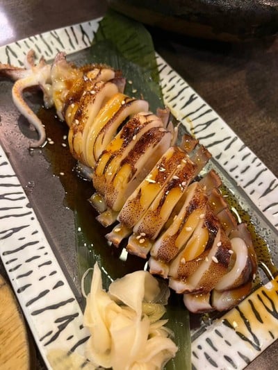 Ika(ปลาหมึกย่าง (จานเดี่ยว)