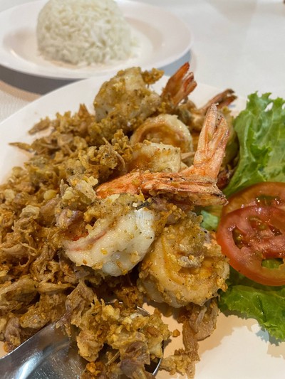 กุ้งทอดกระเทียม