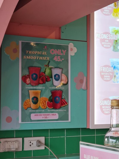 ป้ายราคาหรือสมุดเมนู