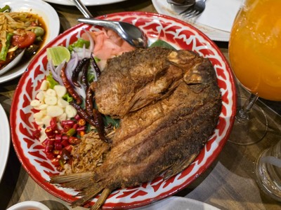 ปลาส้มทอด