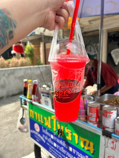 น้ำแดงมะนาวโซดา