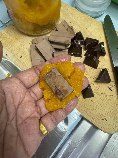 วิธีทำ ชีสทาร์ตน้องหมีเนย ไส้ป๊อกกาแลต 🍫