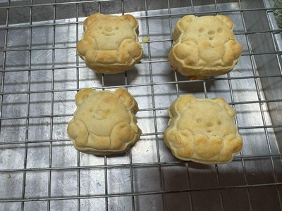 วิธีทำ ชีสทาร์ตน้องหมีเนย ไส้ป๊อกกาแลต 🍫