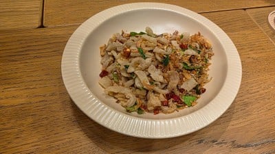 กากหมูคั่วพริกเกลือ