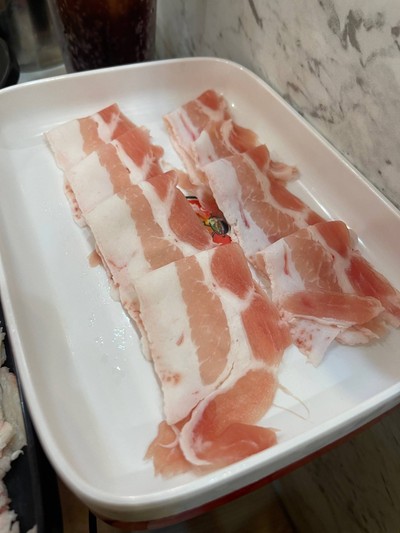 หมูสามชั้นสไลด์