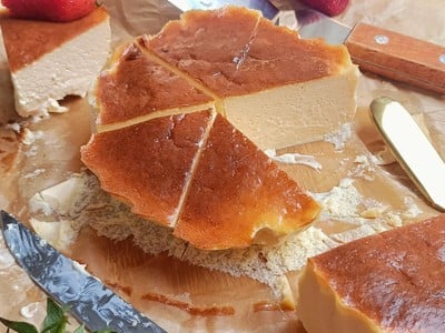 วิธีทำ Basque cheesecake / basque burnt cheesecake / ชีสเค้ก / เค้กหน้าไหม้ วิธีทำ Basque cheesecake / basque burnt cheesecake / ชีสเค้ก / เค้กหน้าไหม้