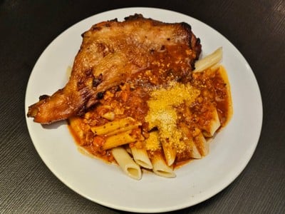 พาสต้าโบโลเนสน่องไก่