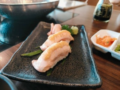 Sushi Salmon ลนไฟ