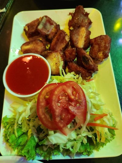 ซี่โครงหมูทอด