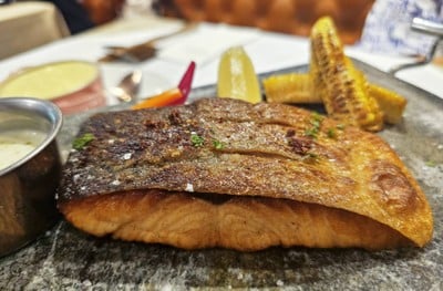 Crispy Skin Dry-Aged Salmon