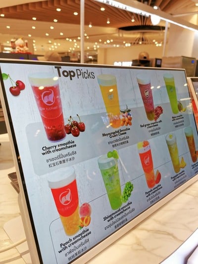 ป้ายราคาหรือสมุดเมนู