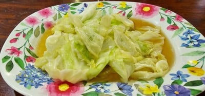 กะหล่ำปลีผัดน้ำปลา