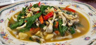 หอยหลอดผัดฉ่า